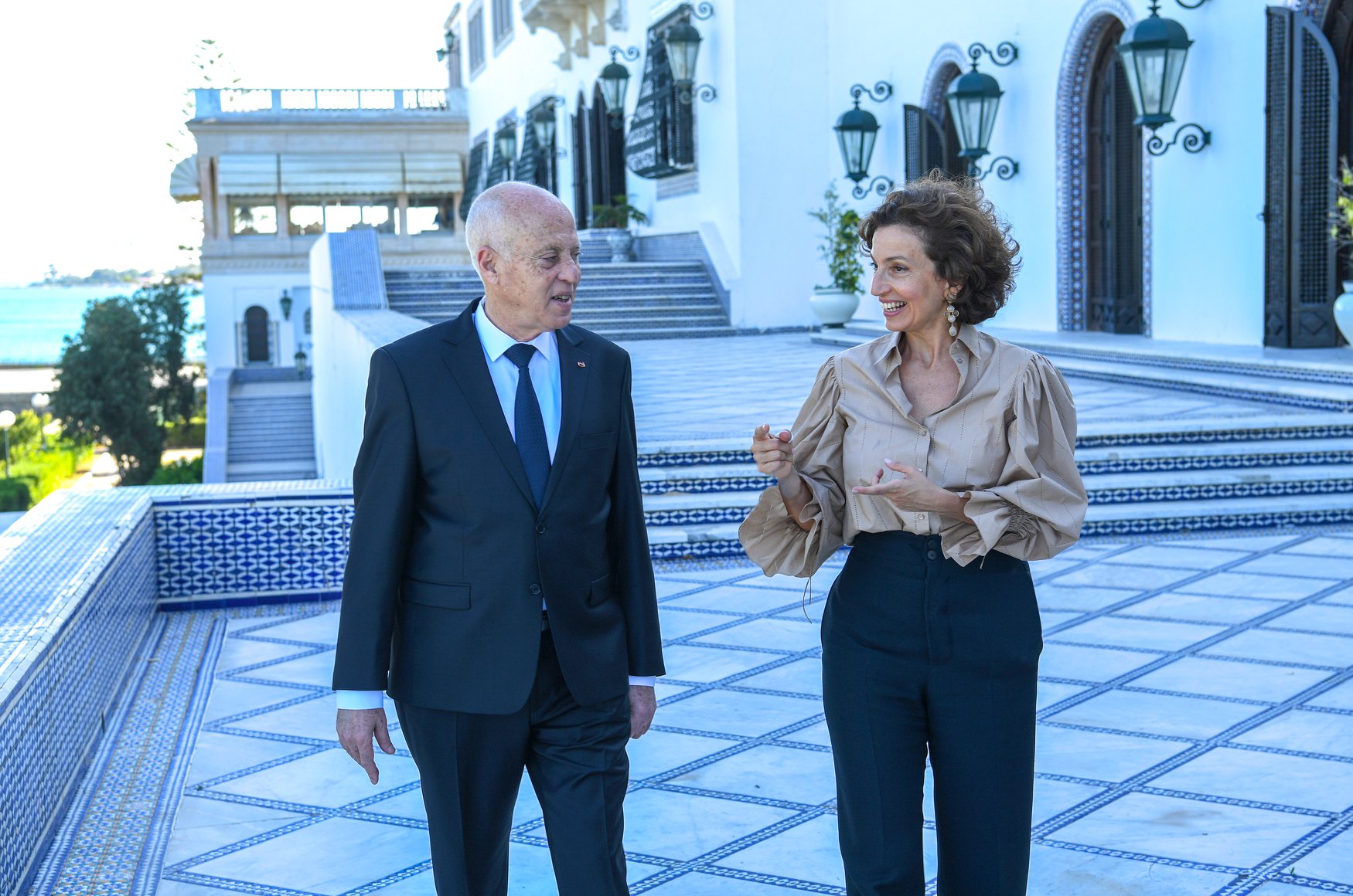 Le chef de l'Etat reçoit la directrice générale de l'UNESCO