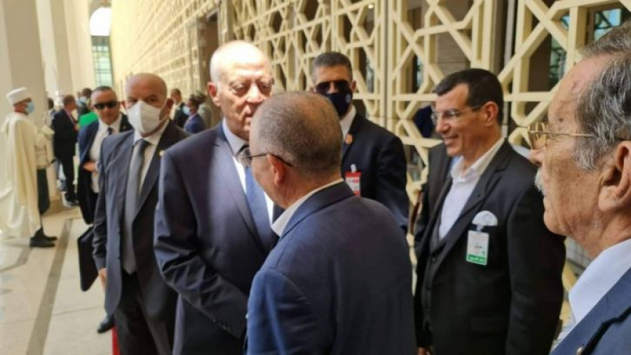 Kaïs Saïed et Noureddine Taboubi se rencontrent à Alger