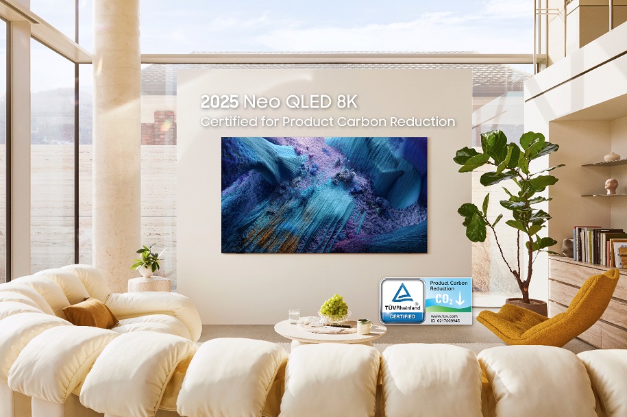 Samsung obtient les certifications "Réduction du carbone du produit" et "Empreinte carbone du produit" pour Neo QLED 8K et Neo QLED pour la 5ème année consécutive
