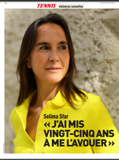 Le témoignage bouleversant de Sélima Sfar violée par son entraineur à l'âge de 12 ans