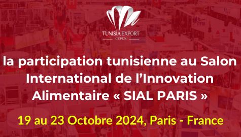 Le CEPEX organise la participation tunisienne au Salon International de l’Innovation Alimentaire « SIAL PARIS »