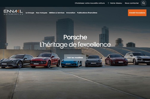Le site web d'Ennakl Automobiles fait peau neuve