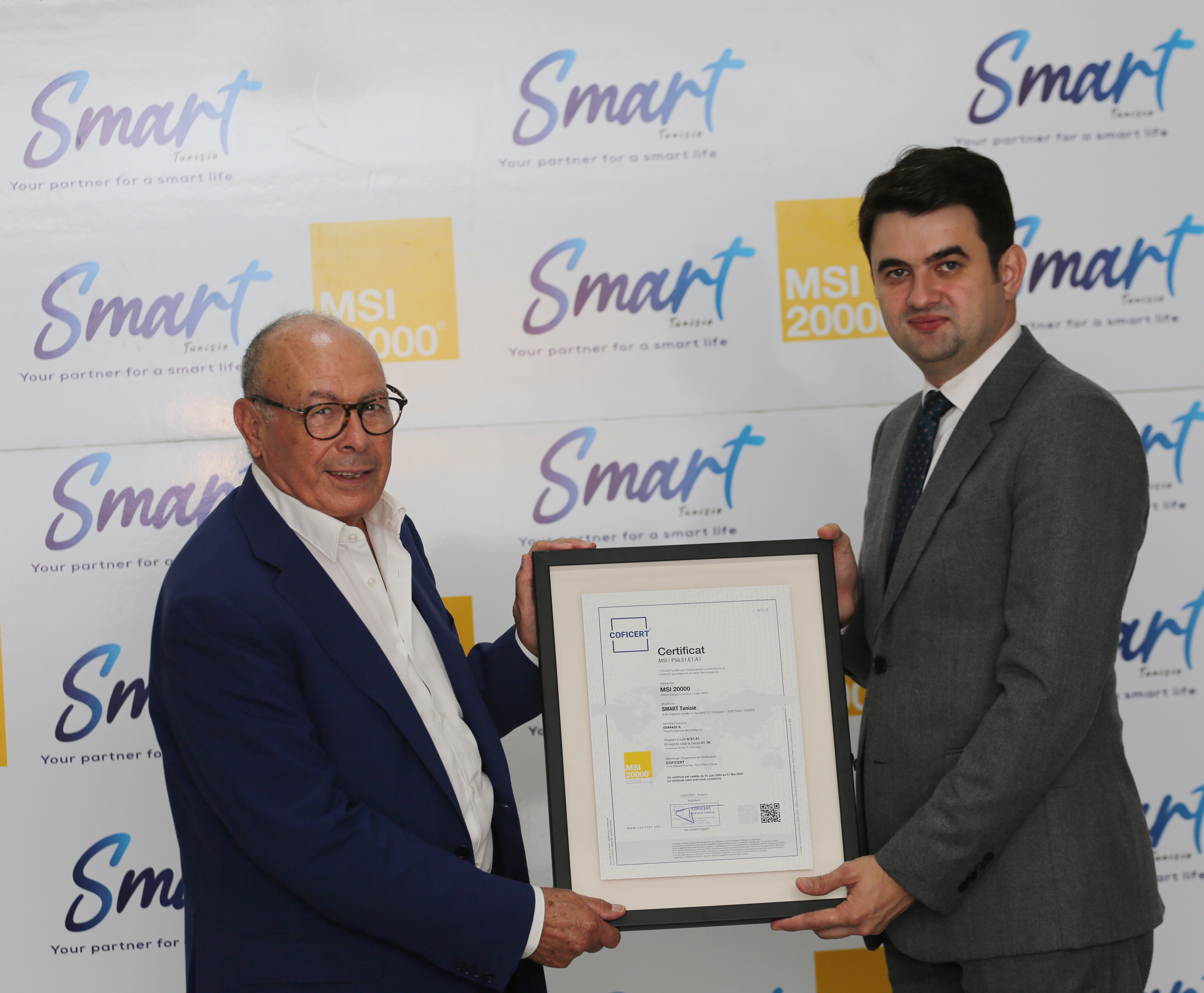 SMART Tunisie certifiée MSI 20000