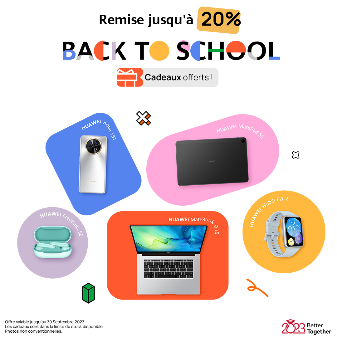 Huawei: Les meilleurs gadgets pour que votre enfant apprenne, joue et reste connecté