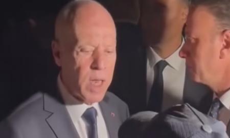   Kaïs Saïed inspecte la situation suite aux fortes pluies à Radès et Bouargoub