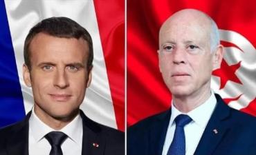 Macron félicite Saied à l occasion de la célébration du 70e anniversaire de l indépendance