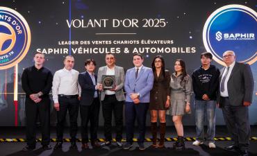 Volants d’Or 2025 : Saphir Véhicules & Automobiles  sacré leader des ventes chariots élévateurs