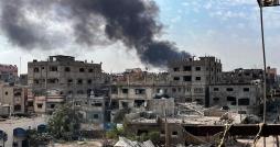 Forts bombardements sur la ville de Gaza