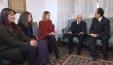 Essebsi au domicile de Farhat Hached suite au décès de sa veuve (vidéo)