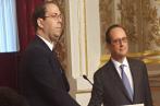Conférence de presse de François Hollande et Youssef Chahed à  l Elysée (En Photos)