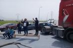 Blocage de la route autour de Nessma TV (photos)