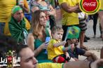 En photos Rio de Janeiro  bat au rythme du match Brésil-Mexique