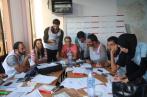 Elections: Ambiance du bureau de l ISIE à Bizerte, en photos