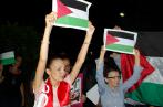 Reportage photos: Rassemblement, pro-Gaza, devant la résidence de l Ambassadeur de France à Tunis