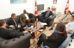  En photos, rencontre du ministre du Sport, Saber Bouatay, avec le Président de la Confédération africaine de Handball
