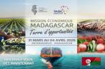  Mission économique tuniso-malgache à Antananarivo du 30 mars au 4 avril 2026