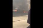 Sfax: Un taxi prend feu suite à l’explosion d’une bouteille de gaz