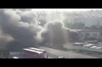 En vidéo: Incendie à la fourrière de Mohamed 5