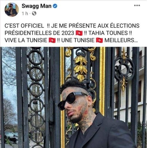 Le sondage de Sigma donne des idées à Swagg Man qui annonce sa candidature à la présidentielle