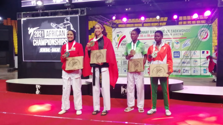 Championnats d'Afrique de taekwondo: Trois médailles d'or pour la Tunisie