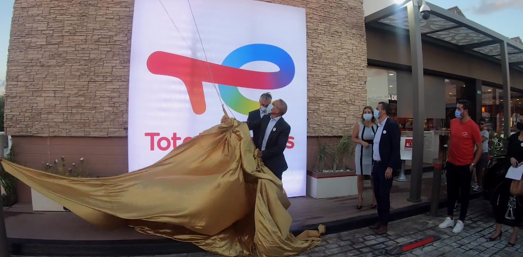 Inauguration de la 1ère station rebrandée aux nouvelles couleurs TotalEnergies en Tunisie