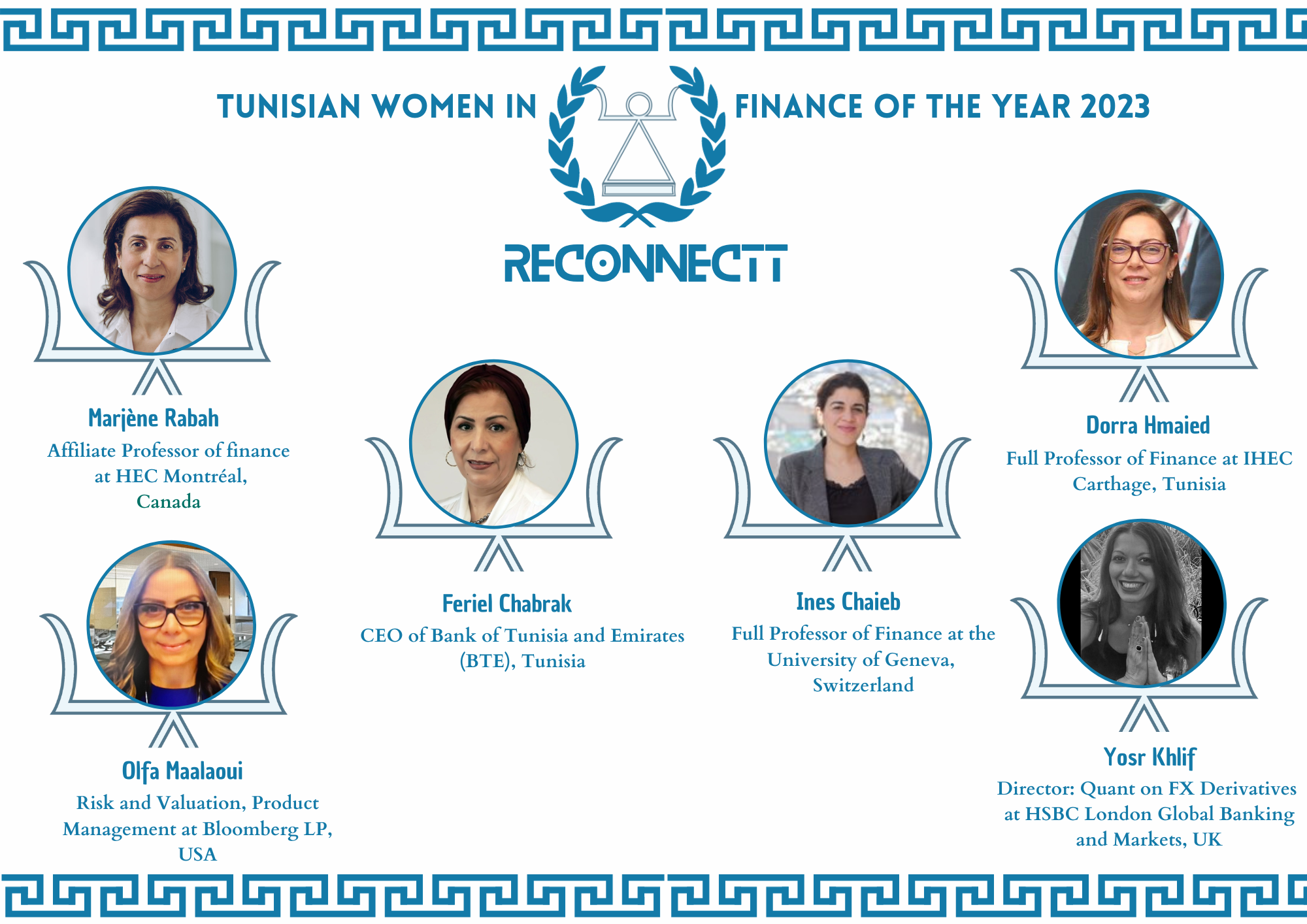 L’association RECONNECTT récompense six personnalités féminines du monde de la finance