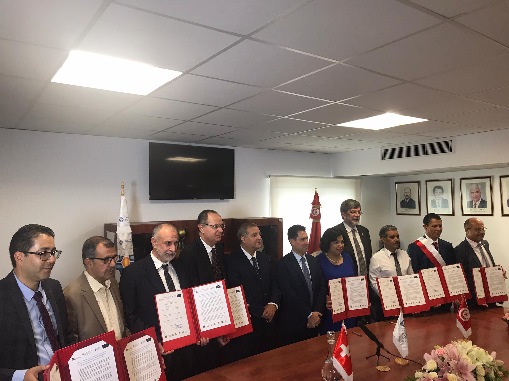 Tunisie: Sept communes pilotes s’engagent dans une politique énergétique durable 